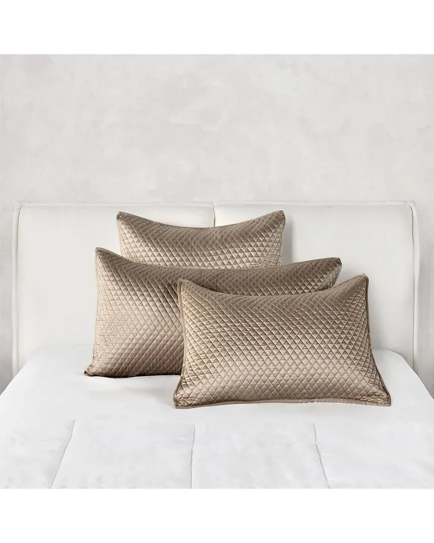 Winthrop Sateen Sham - White, Poly Sateen