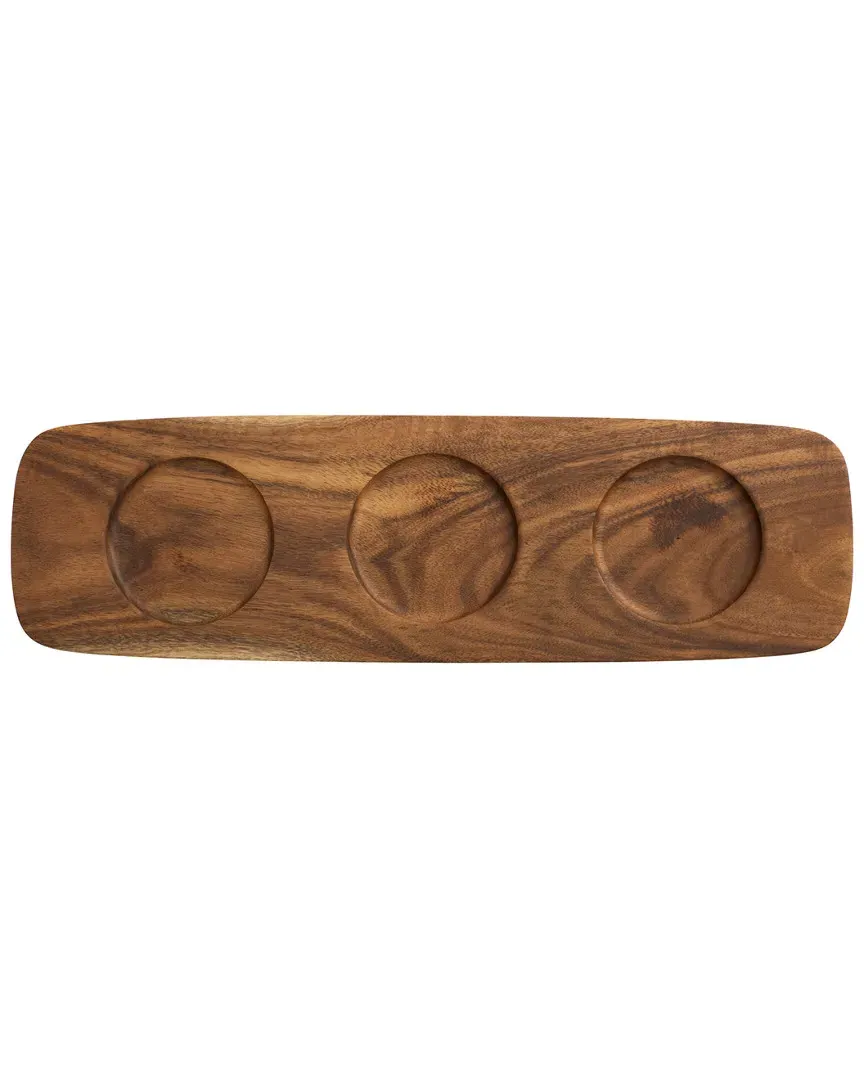 Artesano Original Wood Tray For Dip Bowl - Acacia Wood