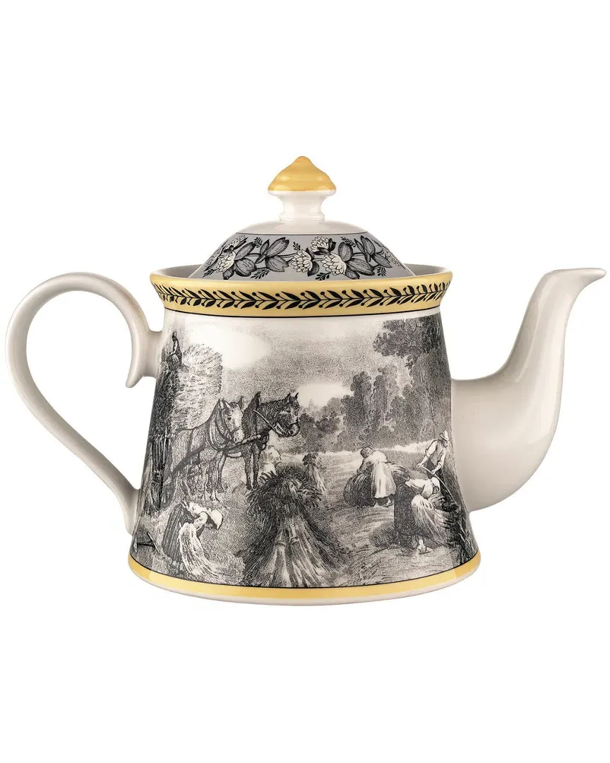 Audun Ferme 37oz Teapot - Creamy Yellow, Porcelain