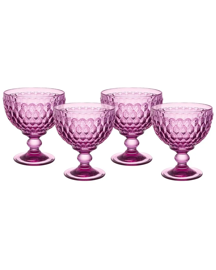 Boston Set of 4 Champagne Glasses - Berry, Glass image