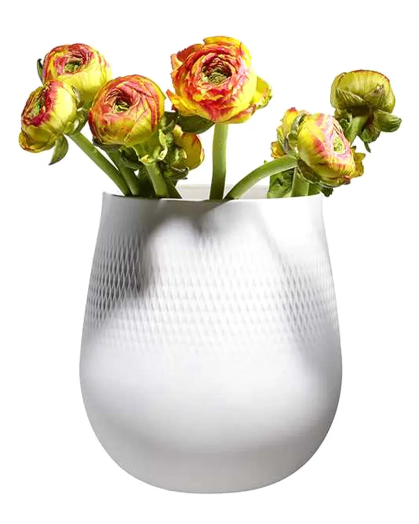 Collier Blanc Large Vase - White