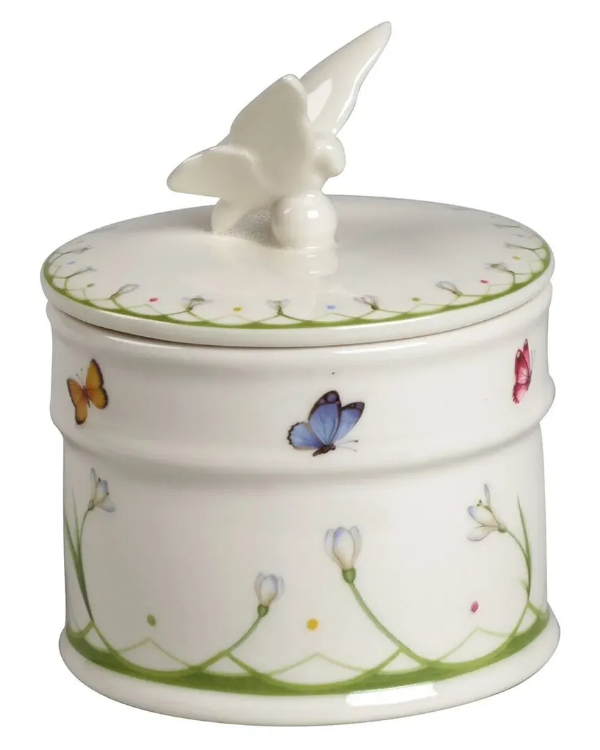 Colourful Spring Small Covered Box - Multi, Porcelain image