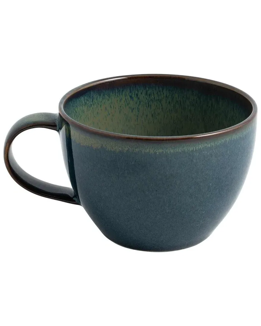 Crafted Breeze Coffee Cup - Smokey Blue, Porcelain