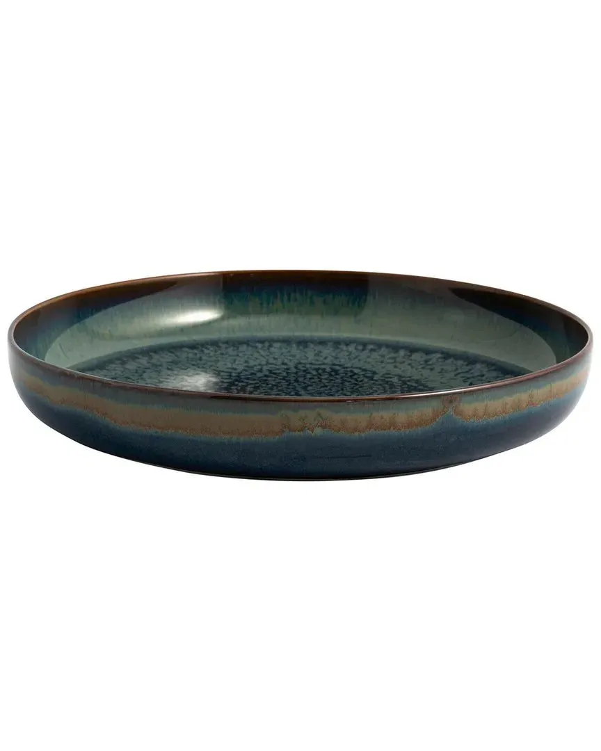 Crafted Breeze Deep Plate - Smokey Blue, Porcelain