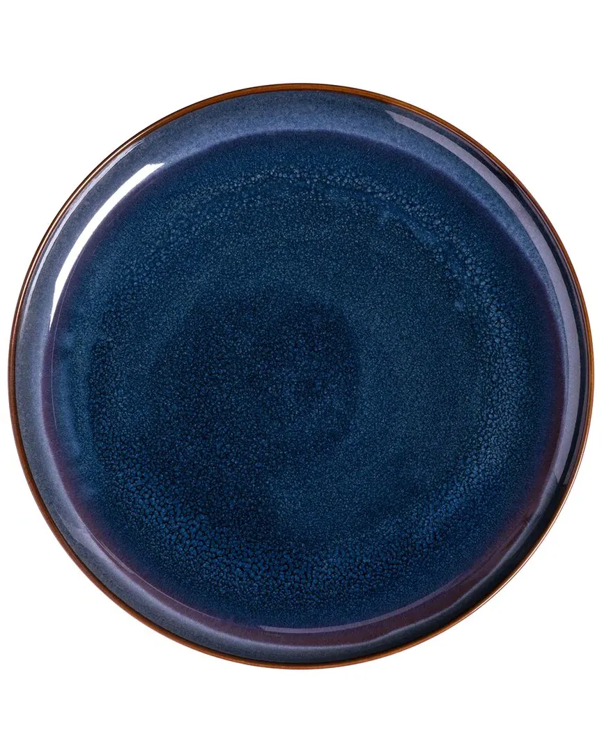 Crafted Buffet Plate - Dark Blue, Porcelain