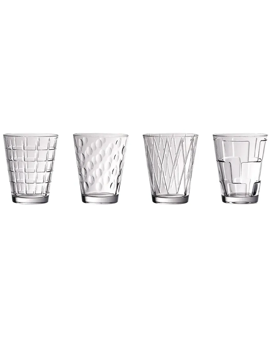 Dressed Up Set of 4 Tumblers 9oz - Clear image