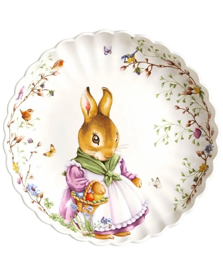 Emma Spring Fantasy Large Bowl - Multicolor, Porcelain