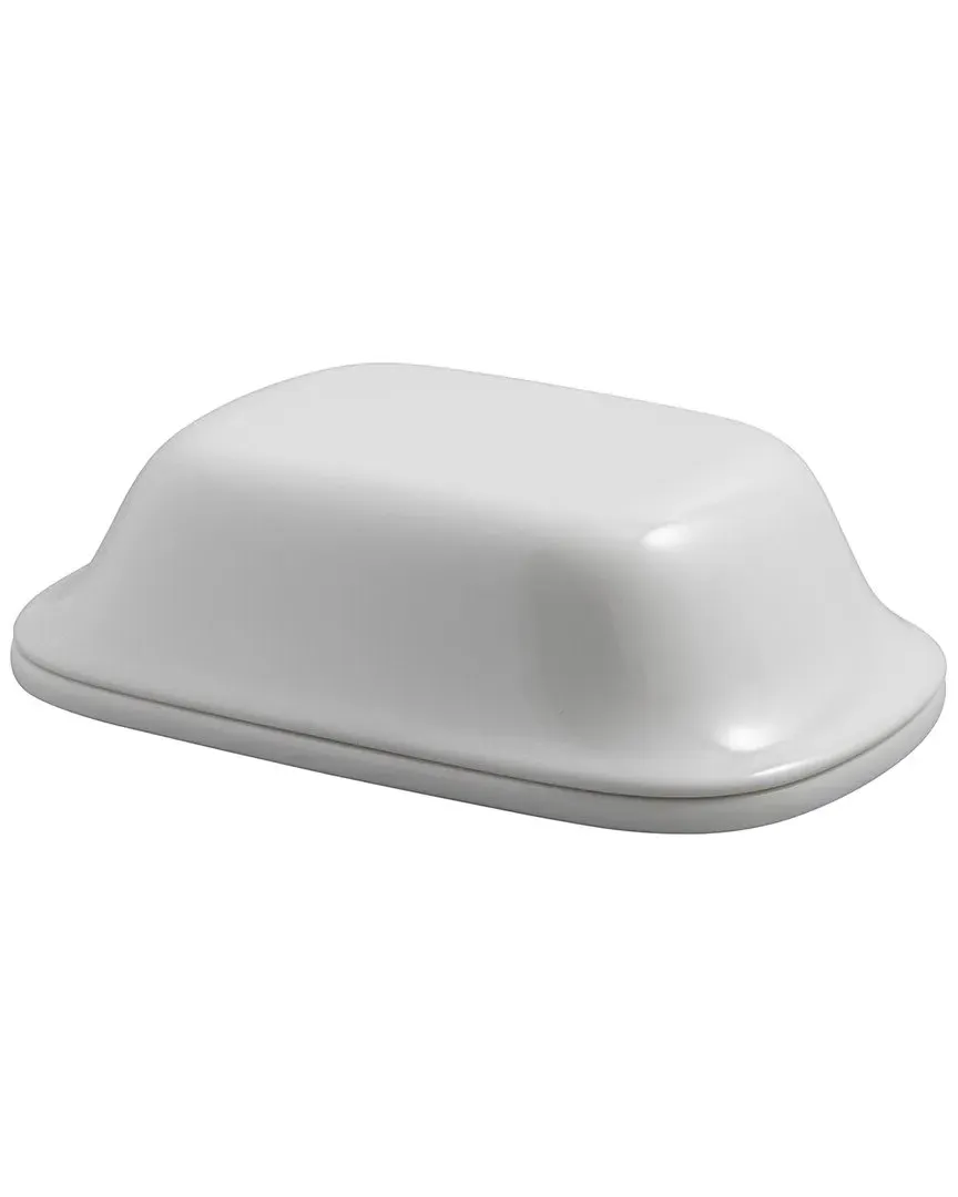 For Me Covered Butterdish - White, Porcelain