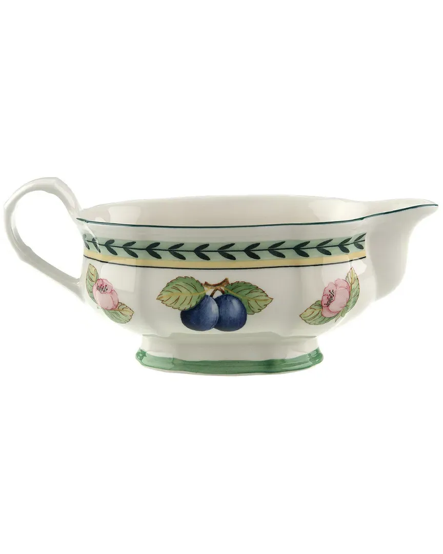 French Garden Fleurence Gravy Boat - Porcelain