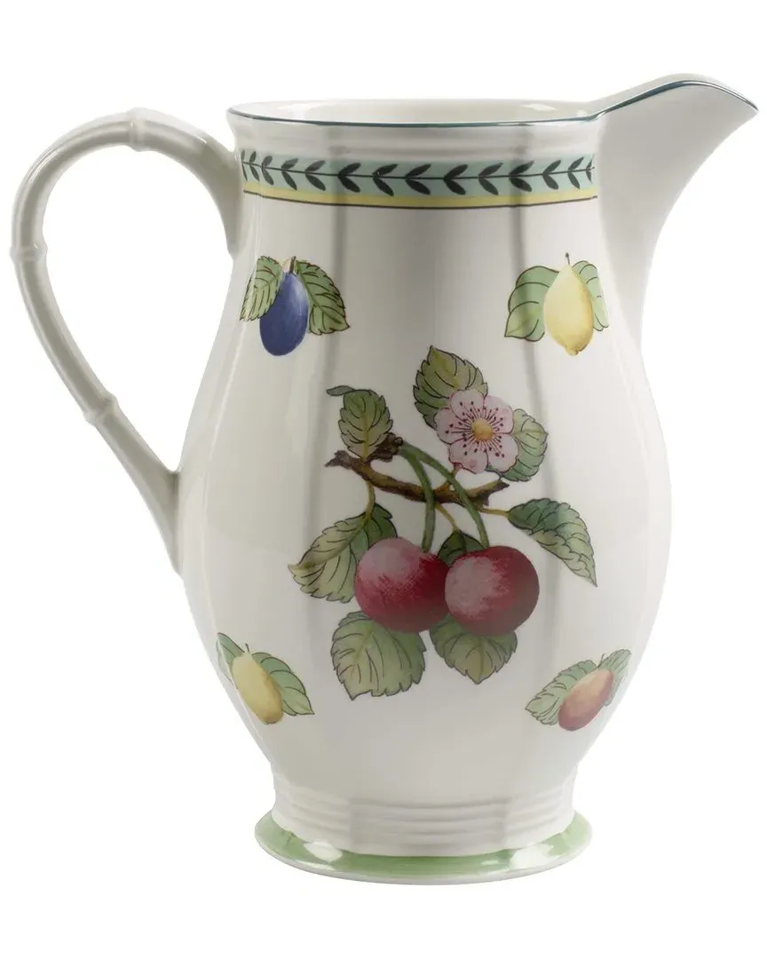French Garden Fleurence Oversized Pitcher - Multi, Porcelain