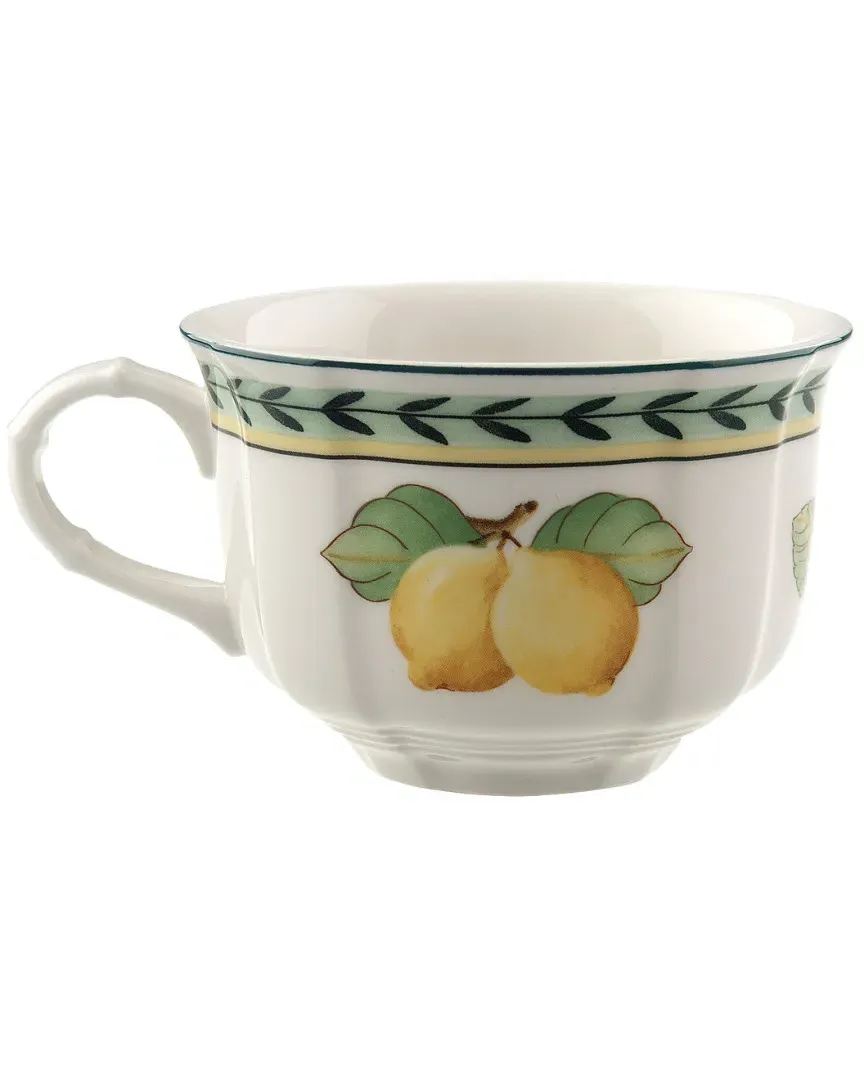 French Garden Fleurence Tea Cup - Botanical, Porcelain