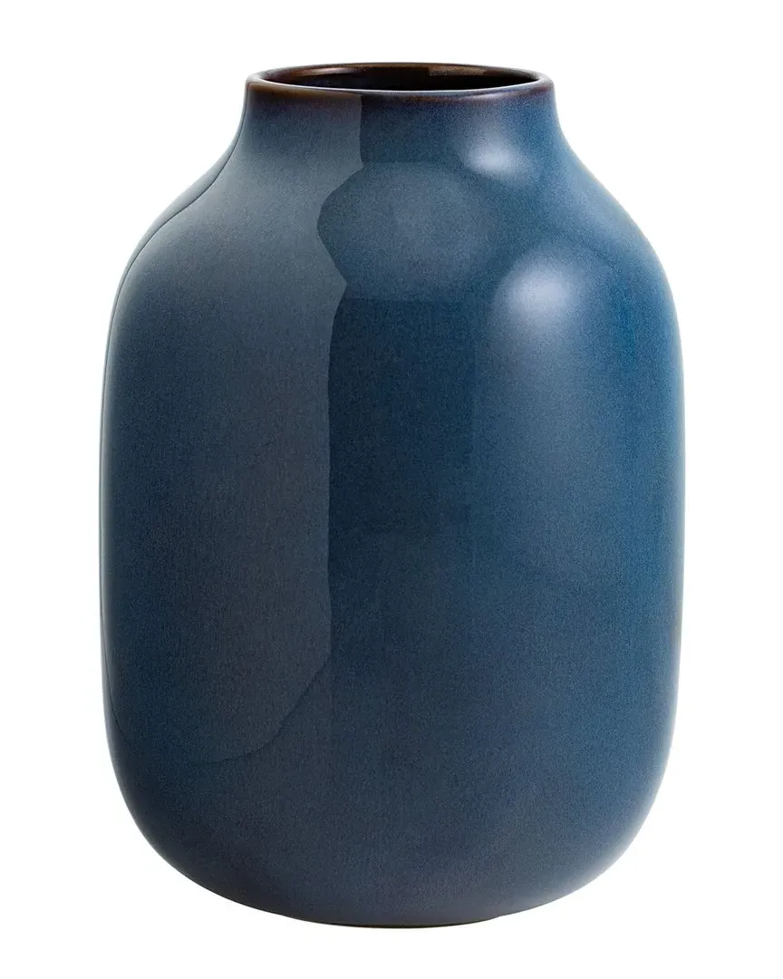 Lave Large Nek Bleu Vase - Multicolor, Earthenware
