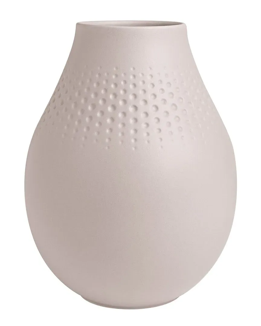 Manufacture Collier Tall Perle Vase - Beige, Porcelain