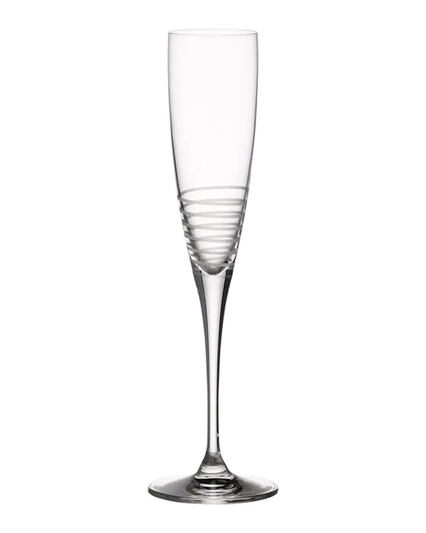 Maxima Decorated Flute Champagne Glass with Spiral Design image