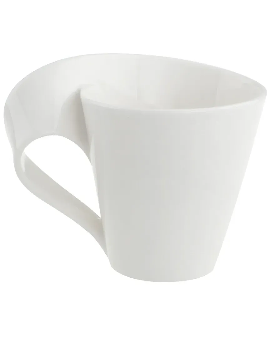 New Wave Cafe Tea Cup - White, Porcelain