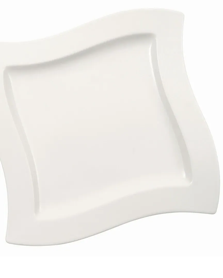 New Wave Dinner Plate - White, Porcelain