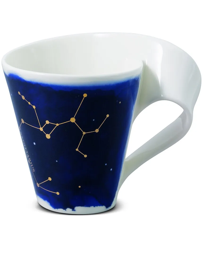 New Wave Stars Mug Sagittarius - Blue, Porcelain