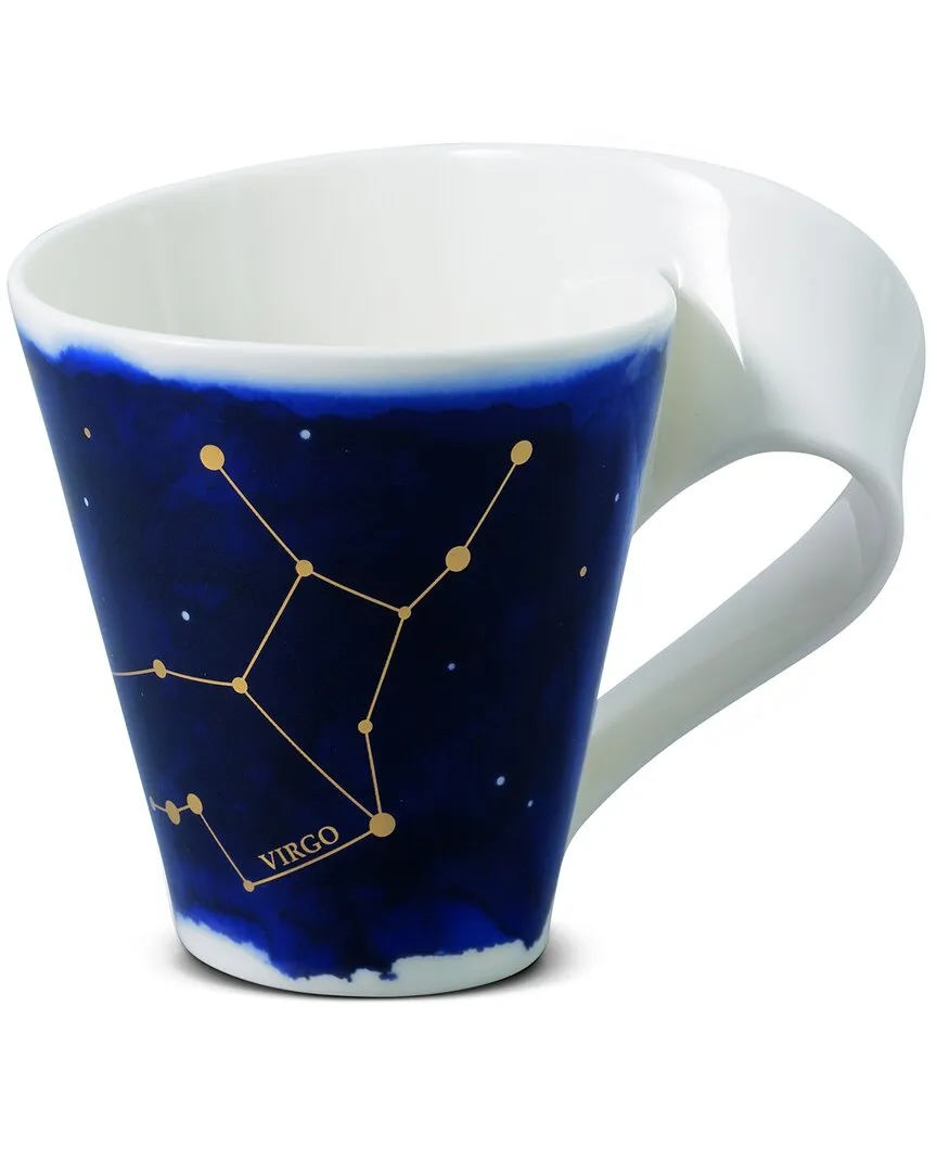 New Wave Stars Mug Virgo - Blue, Porcelain