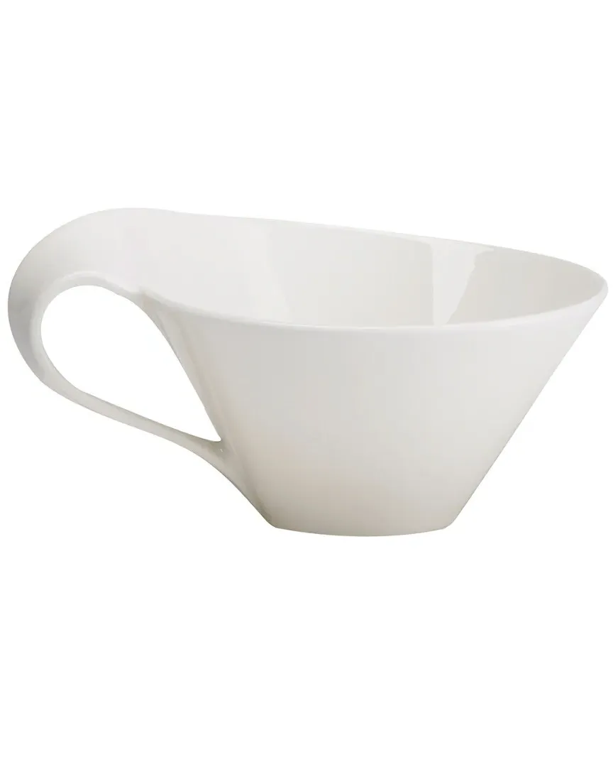 New Wave Tea Cup - White, Porcelain