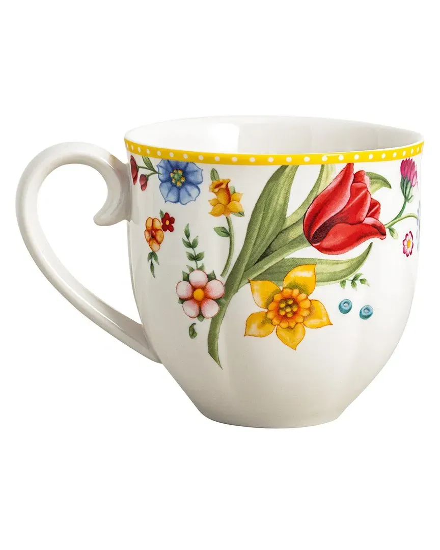 Set of 2 Spring Awakening Mugs - Multicolor, Porcelain