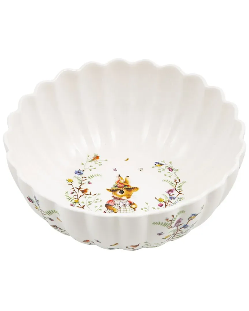 Spring Fantasy Bowl - Multicolor, Porcelain