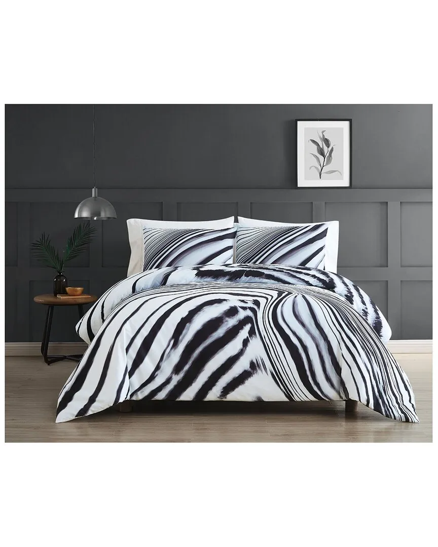 3pc Duvet Cover Set - White, Cotton