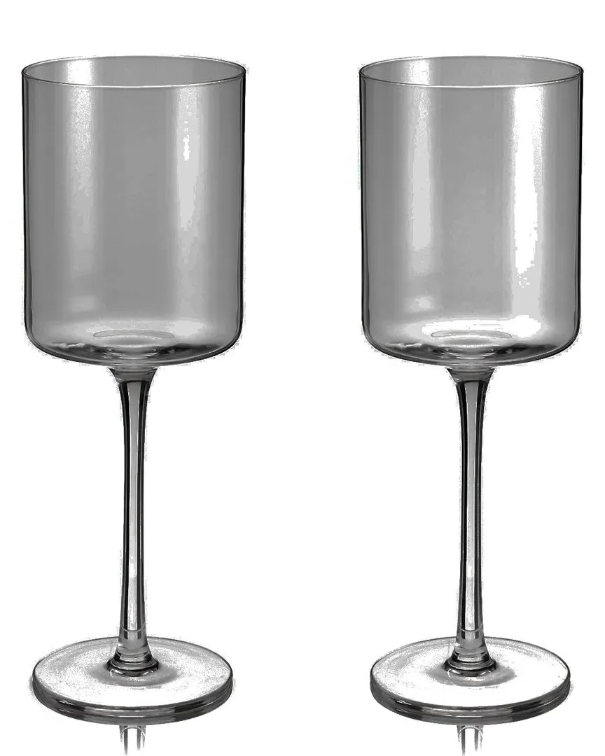 Laurel Crystal White Wine Glasses - Clear image