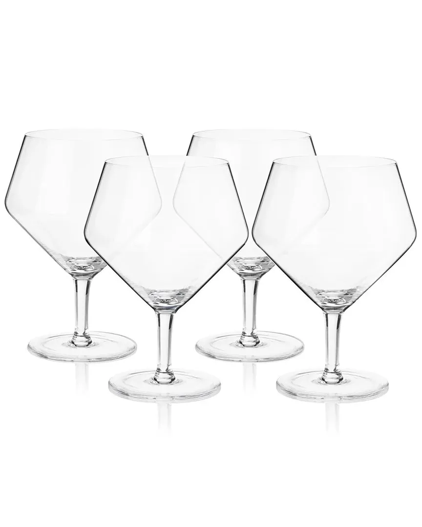 Raye Crystal Angled Gin & Tonic Glasses - Clear image