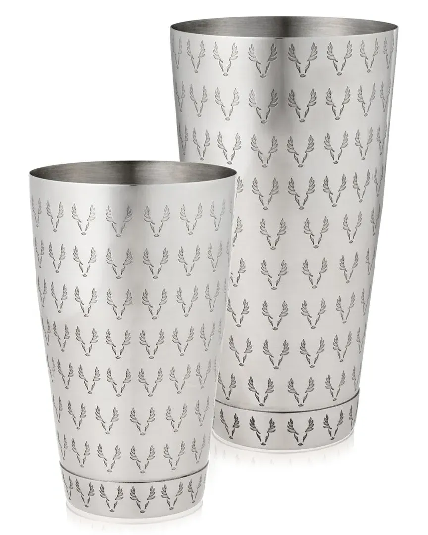 Viski 2-Piece Cocktail Shaker Tin Set - Silver, Stainless Steel image