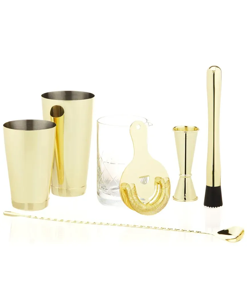 Viski 7-Piece Bar Essentials Set - Gold image