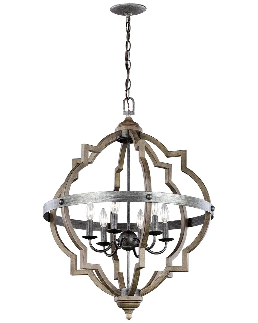 Generation Lighting Socorro 6-Light Hall Foyer Lamp - Stardust image