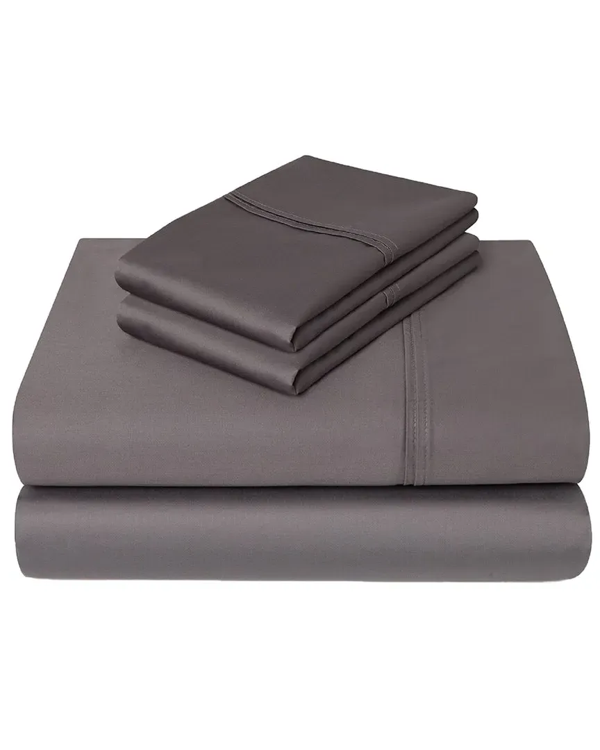 625 Thread Count Cotton Sheet Set - Charcoal image