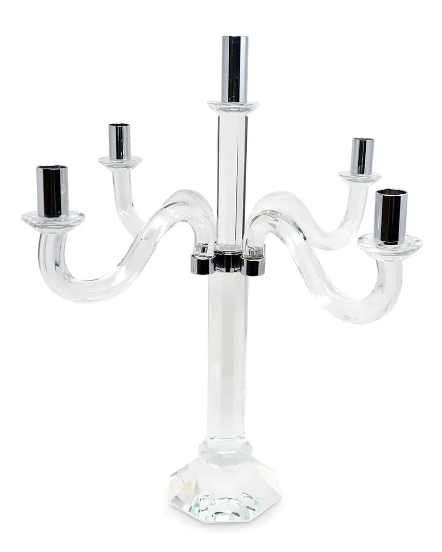 5-Light Candelabra with Tips - Clear, Crystal image