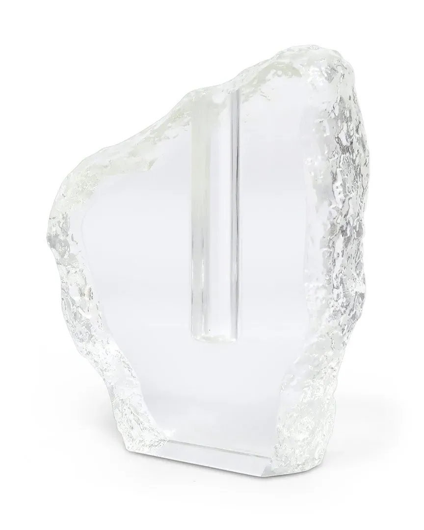 9.5in Crystal Vase - Clear