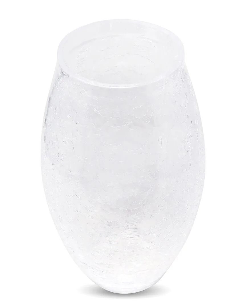 Cracked Design Vase - Clear Glass image