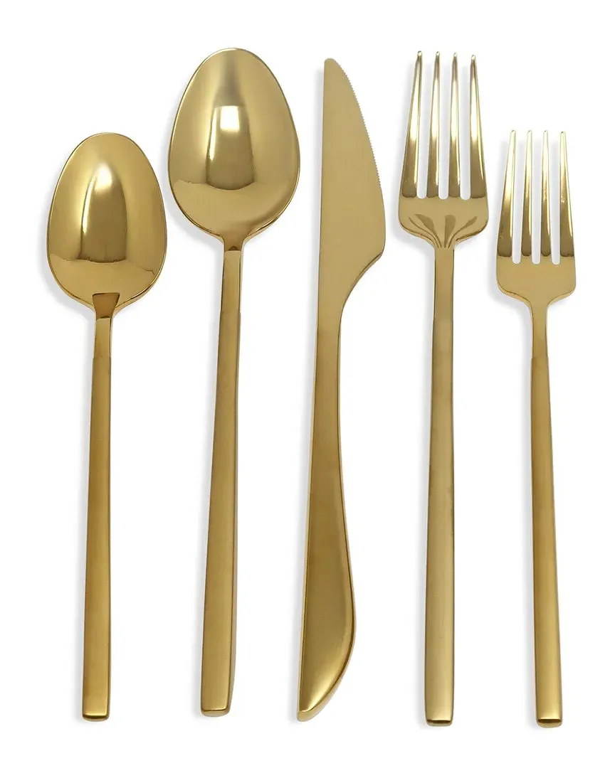 Crownex 20pc Flatware Set - Gold