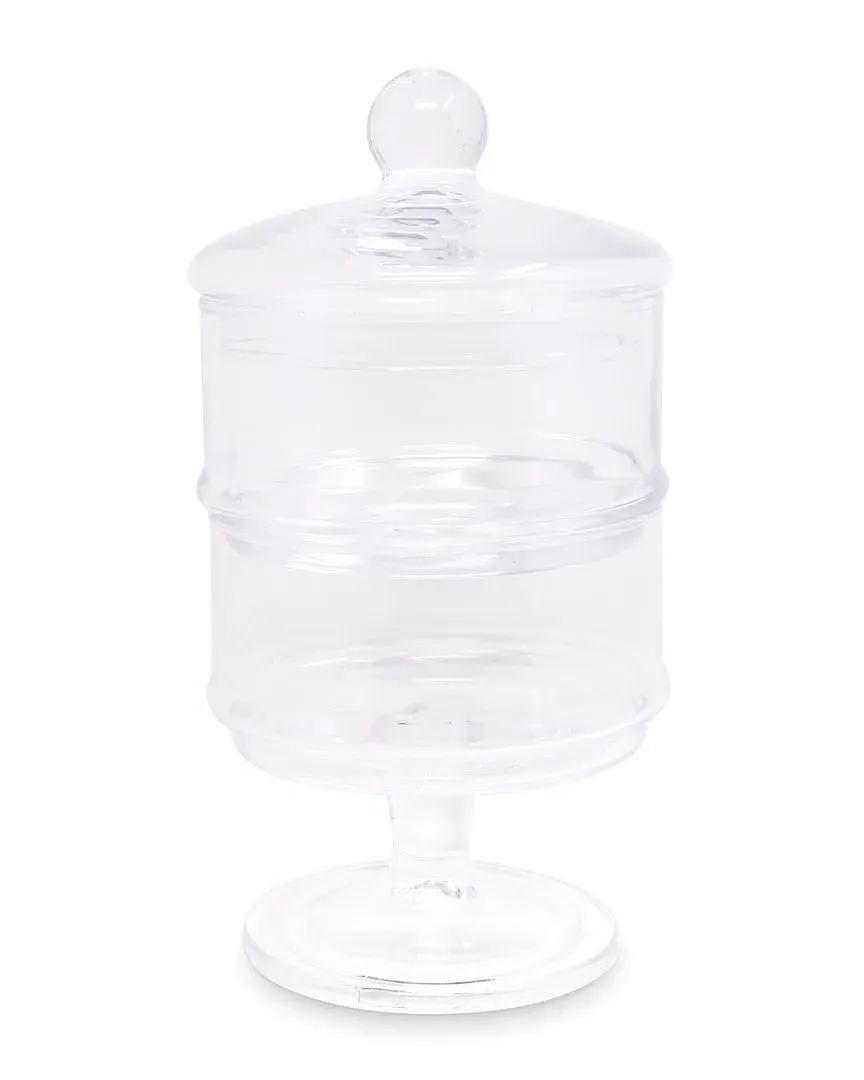 Double Cookie Jar - Clear, Glass image