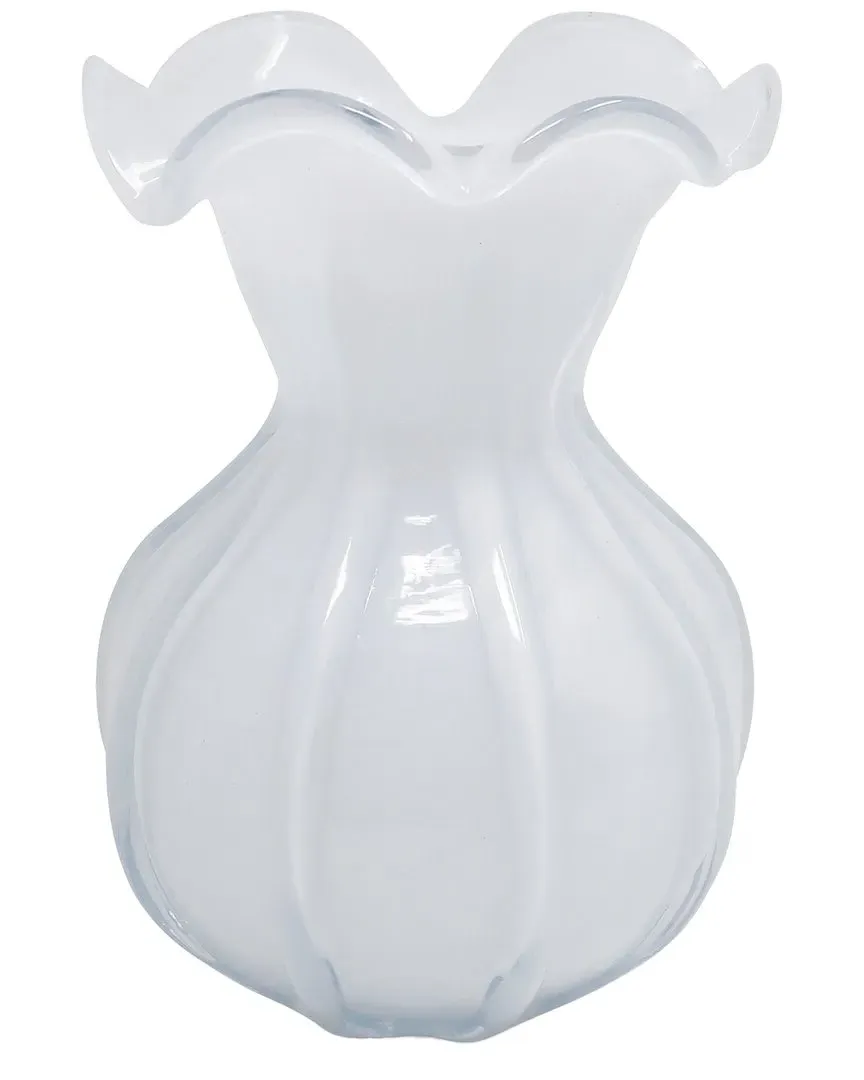 Glass Vase - White image