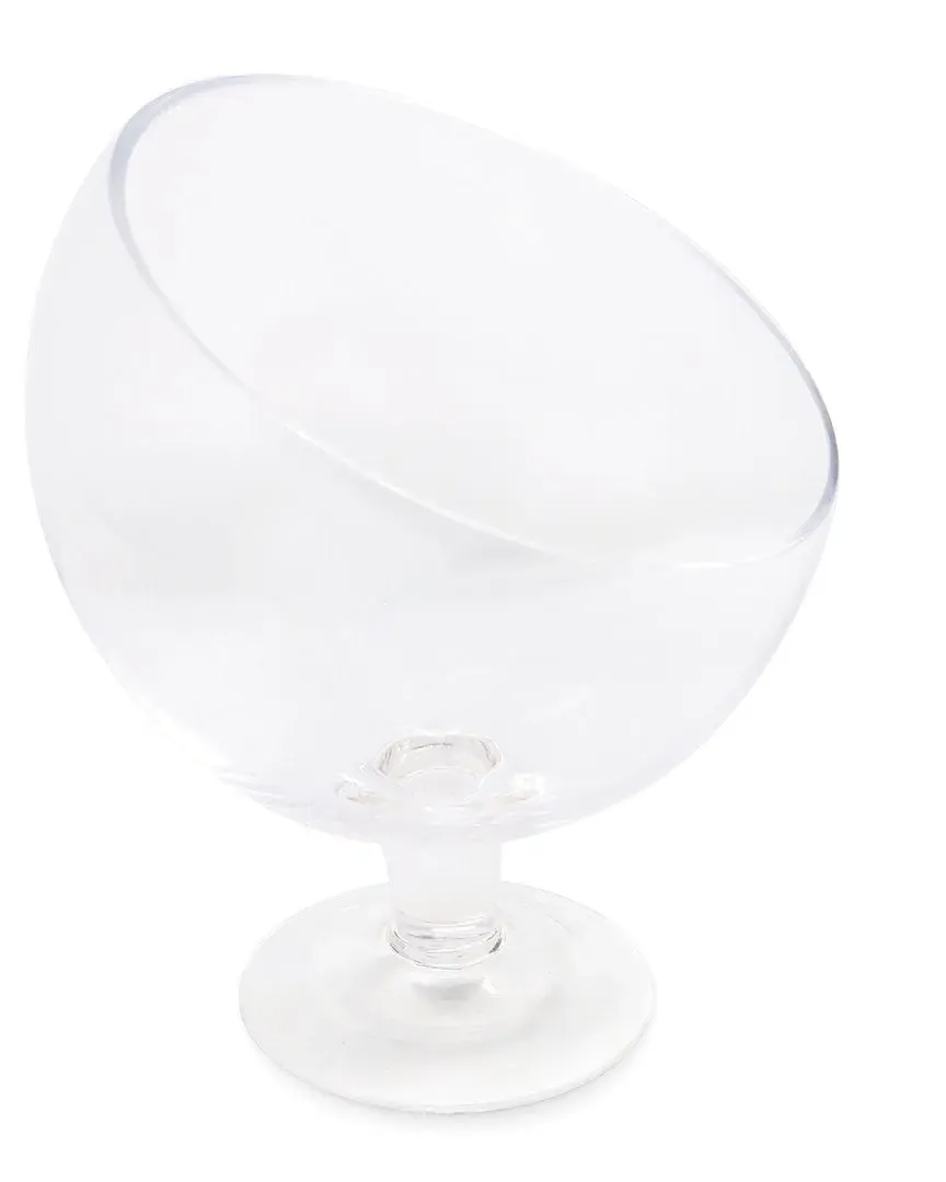Large Slant Bowl - Clear, Glass image