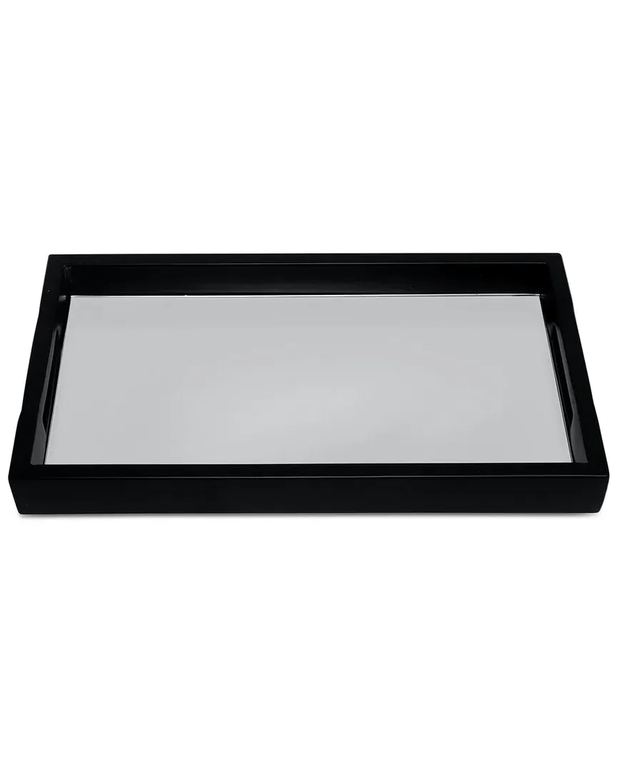 Rectangle Mirror Tray - Black image