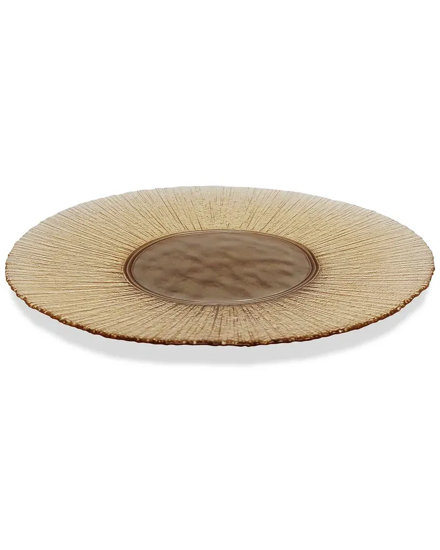 Set of 4 Charger Plates - Clear, Glass image