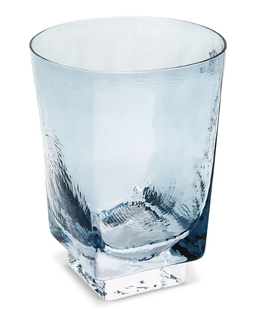 Set of 6 Hammered Double Old-Fashioned Glasses - Clear, Glass image