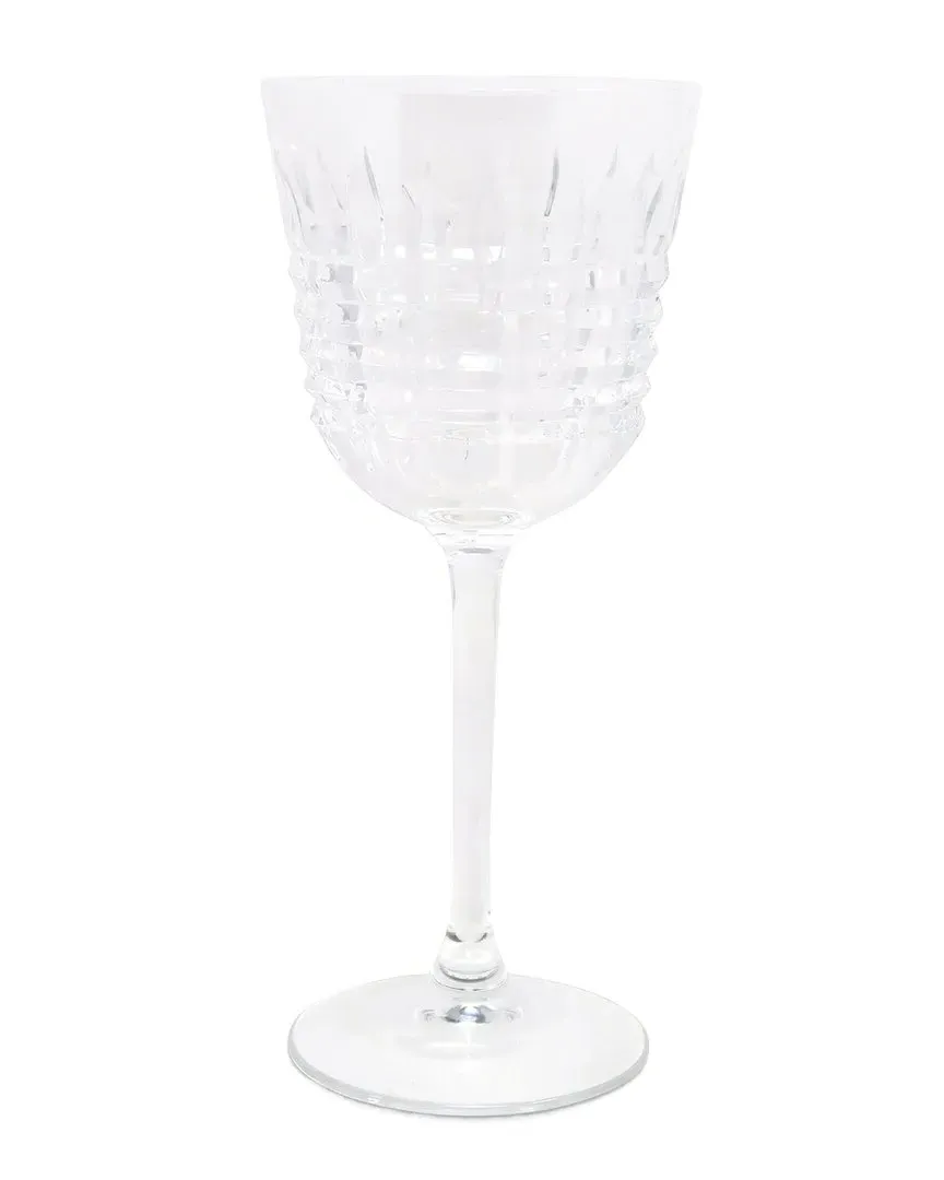 Set of 6 Wine Glasses - Clear, Glass