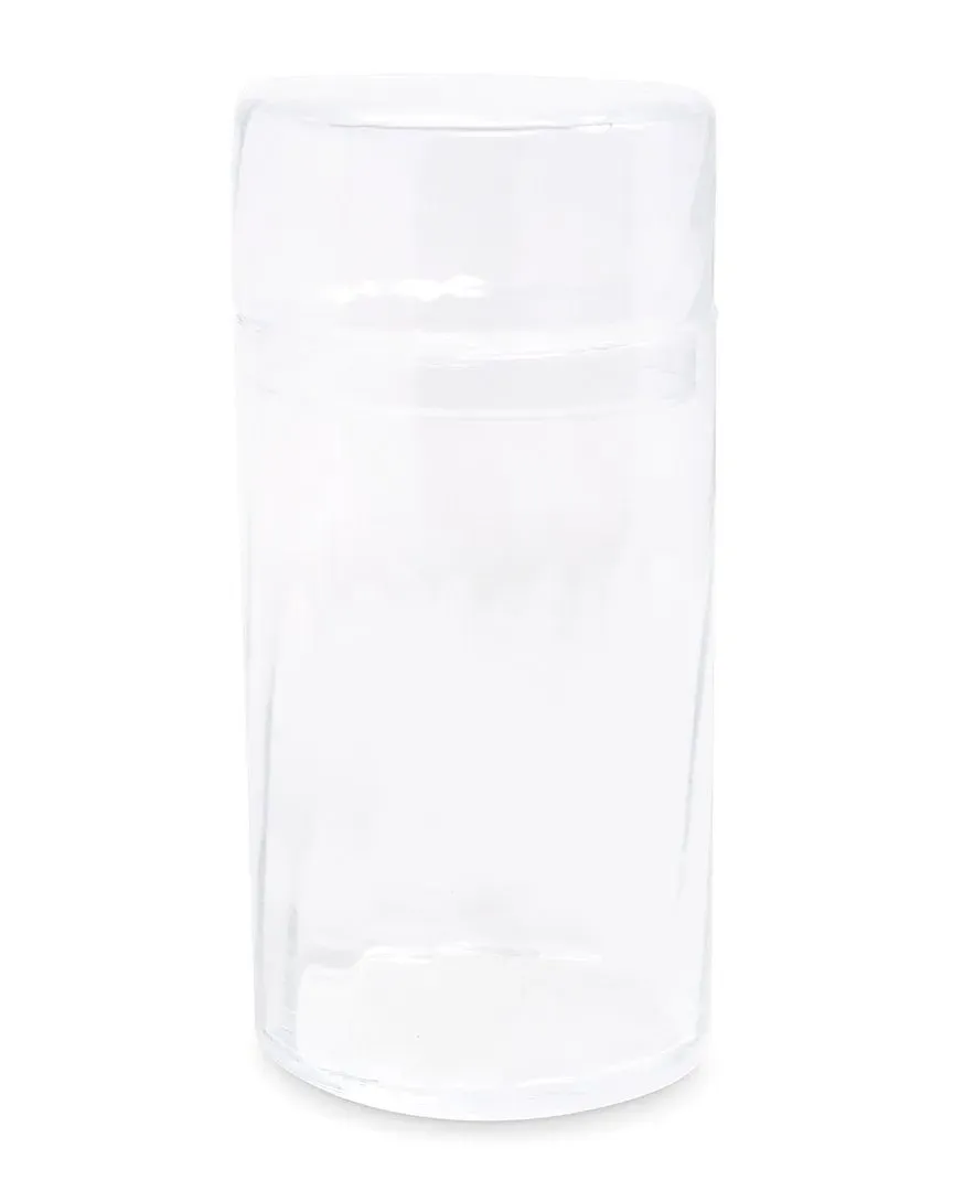 Small Spiral Design Jar - Clear, Glass image