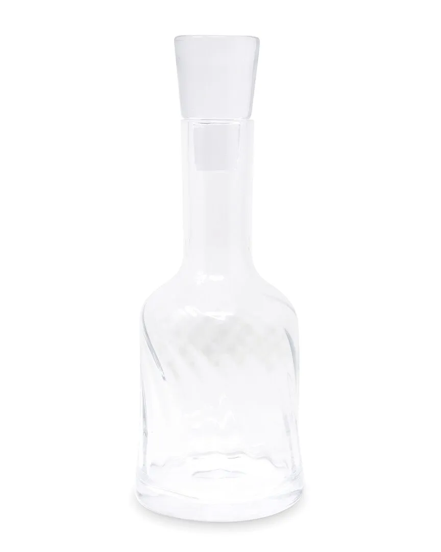 Spiral Design Decanter - Clear, Glass