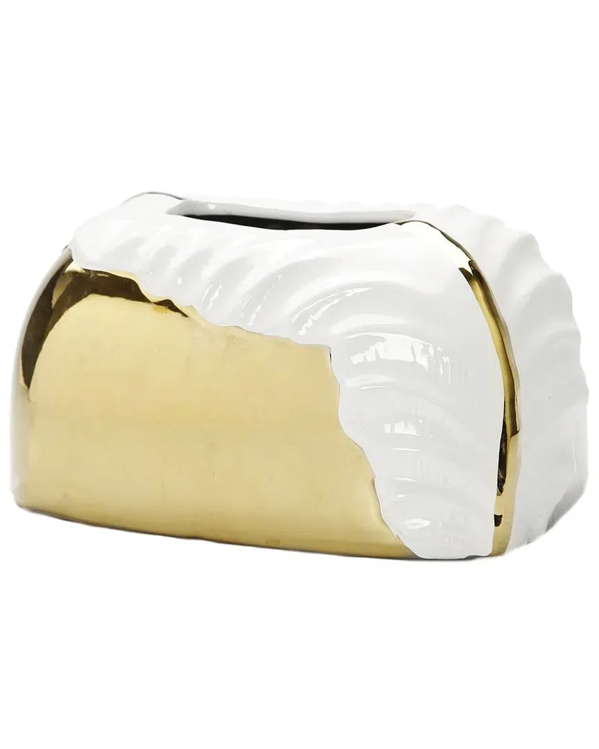 Tissue Holder - White, Ceramic image