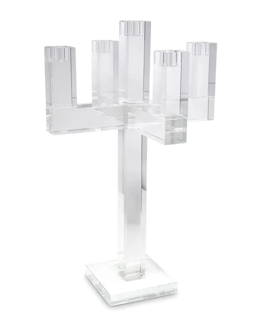 Vivience 5-Light Crystal Candelabra - Clear, Silver image