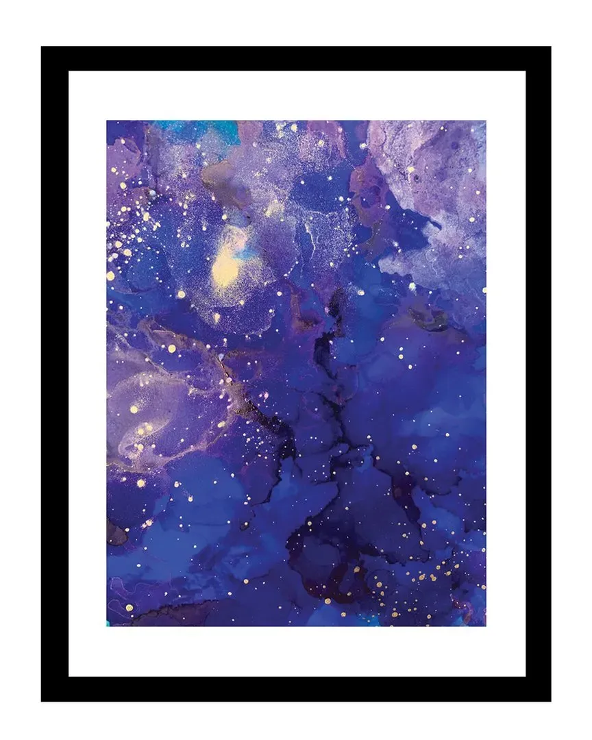 Sarah Wahl Alcohol Inks Wall Art - Purple