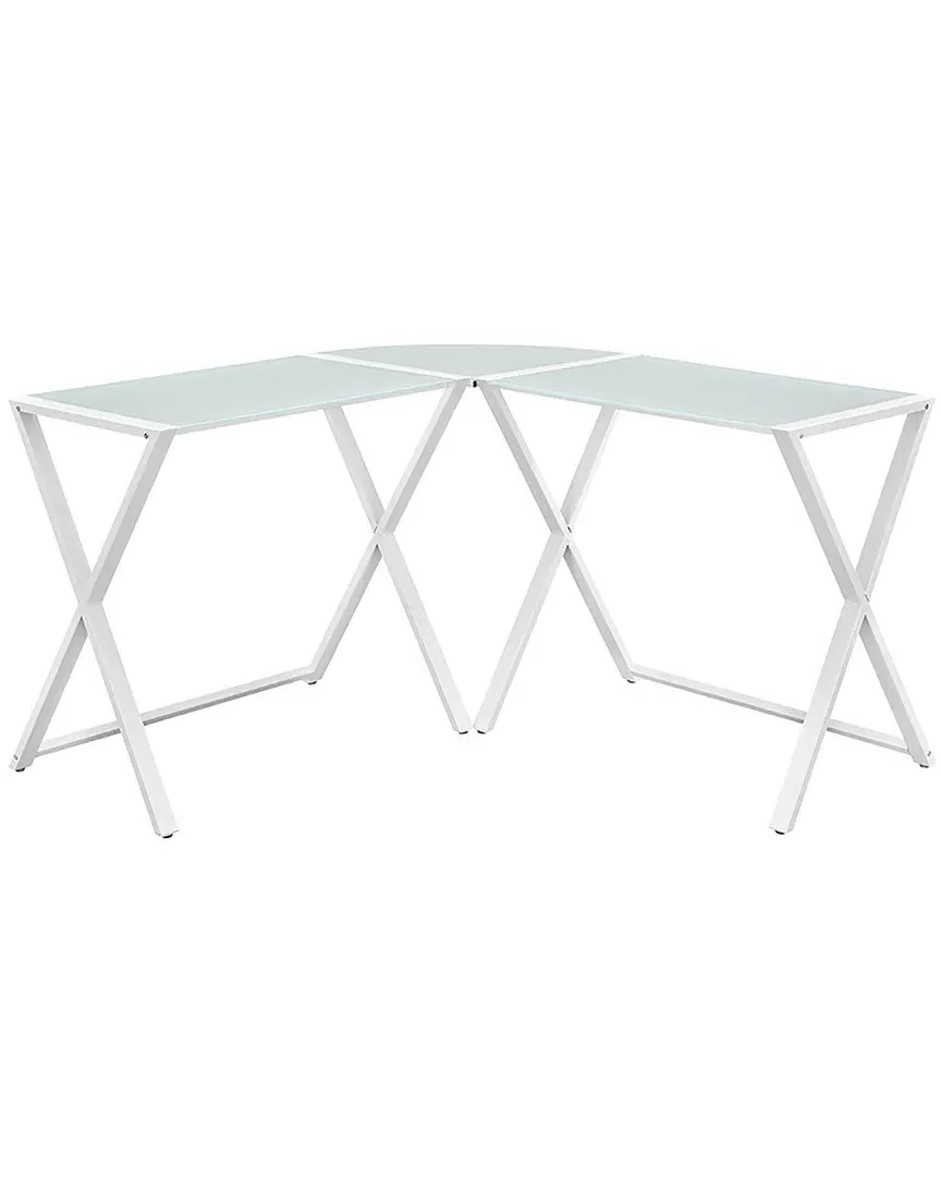 51in L-Shaped Corner Computer Desk - White image