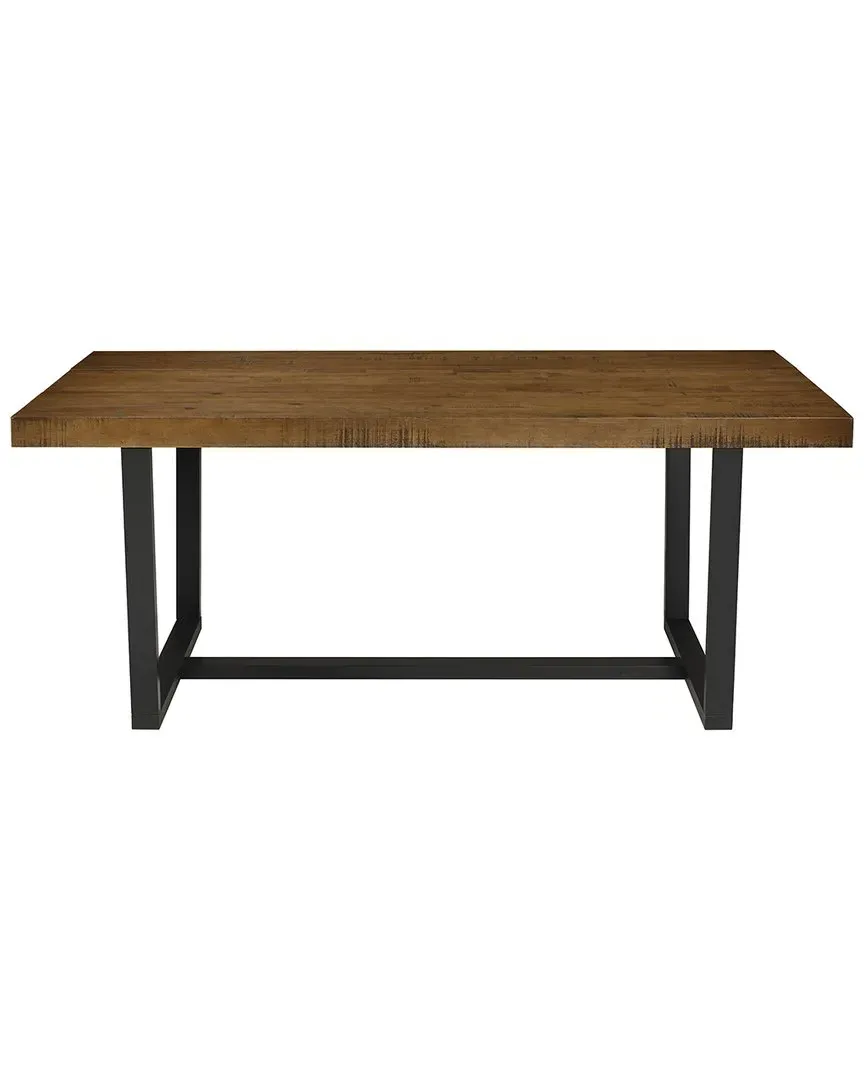 Distressed Dining Table - Rustic Oak